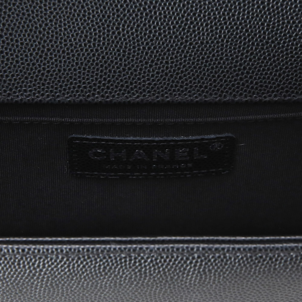 CHANEL(USED)샤넬 보이샤넬 캐비어 미듐