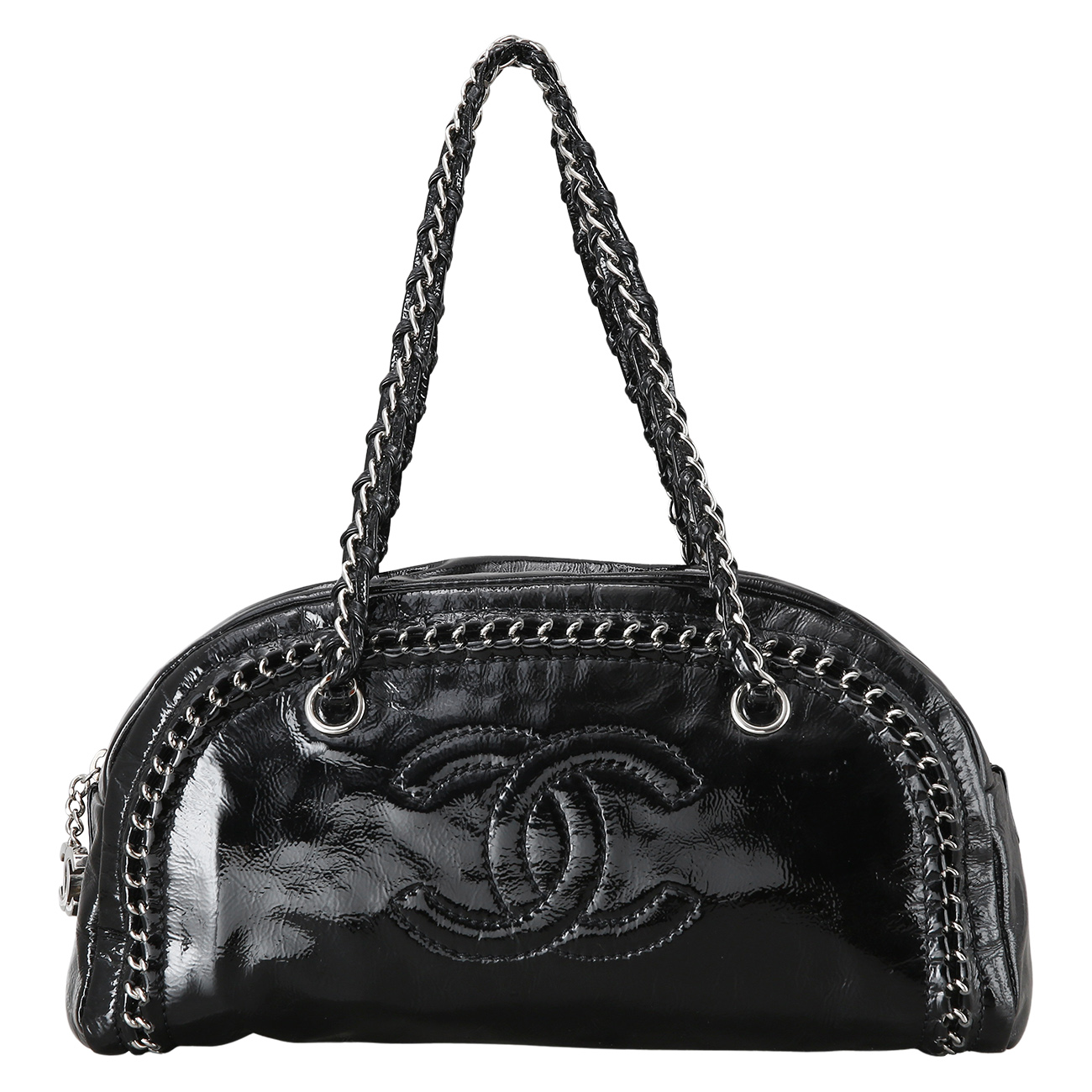 CHANEL(USED)샤넬 페이던트 체인 볼링 숄더백