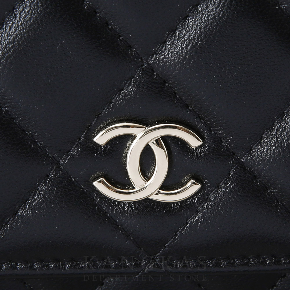 CHANEL(USED)샤넬 시즌 클래식 램스킨 WOC