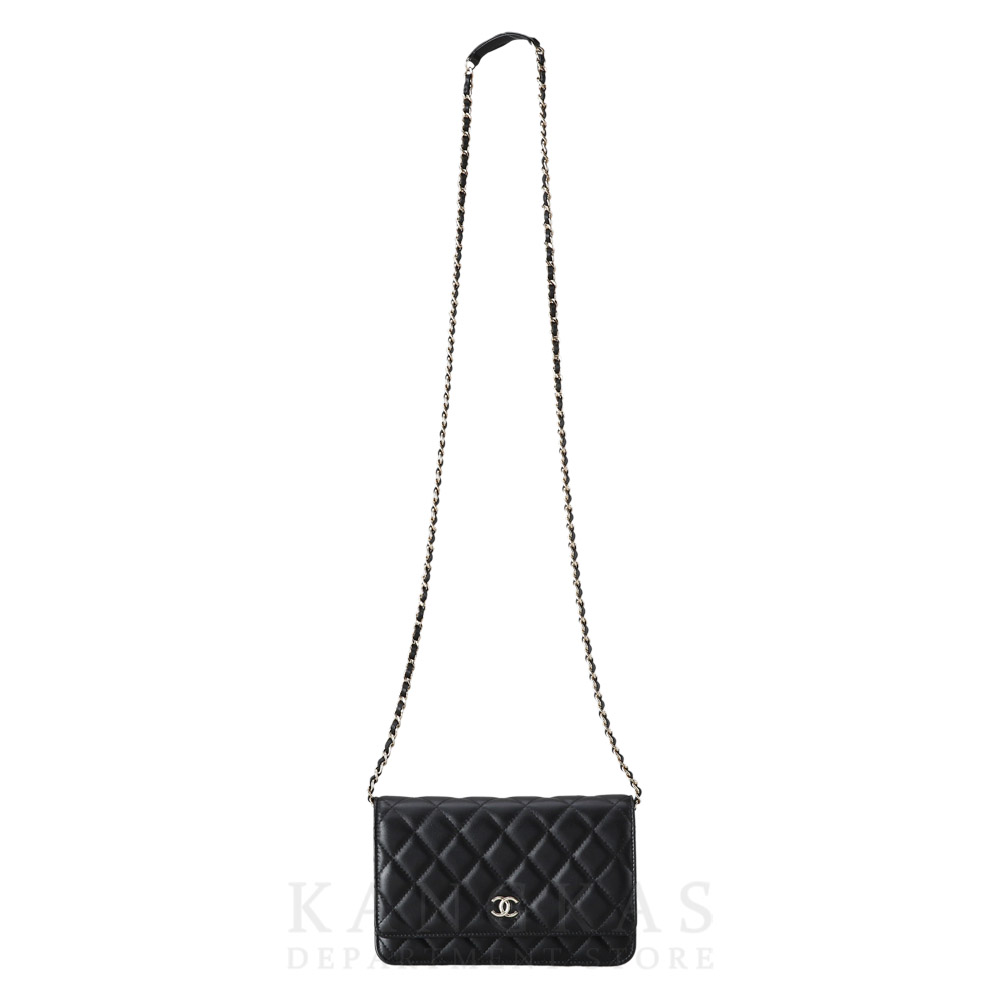 CHANEL(USED)샤넬 시즌 클래식 램스킨 WOC
