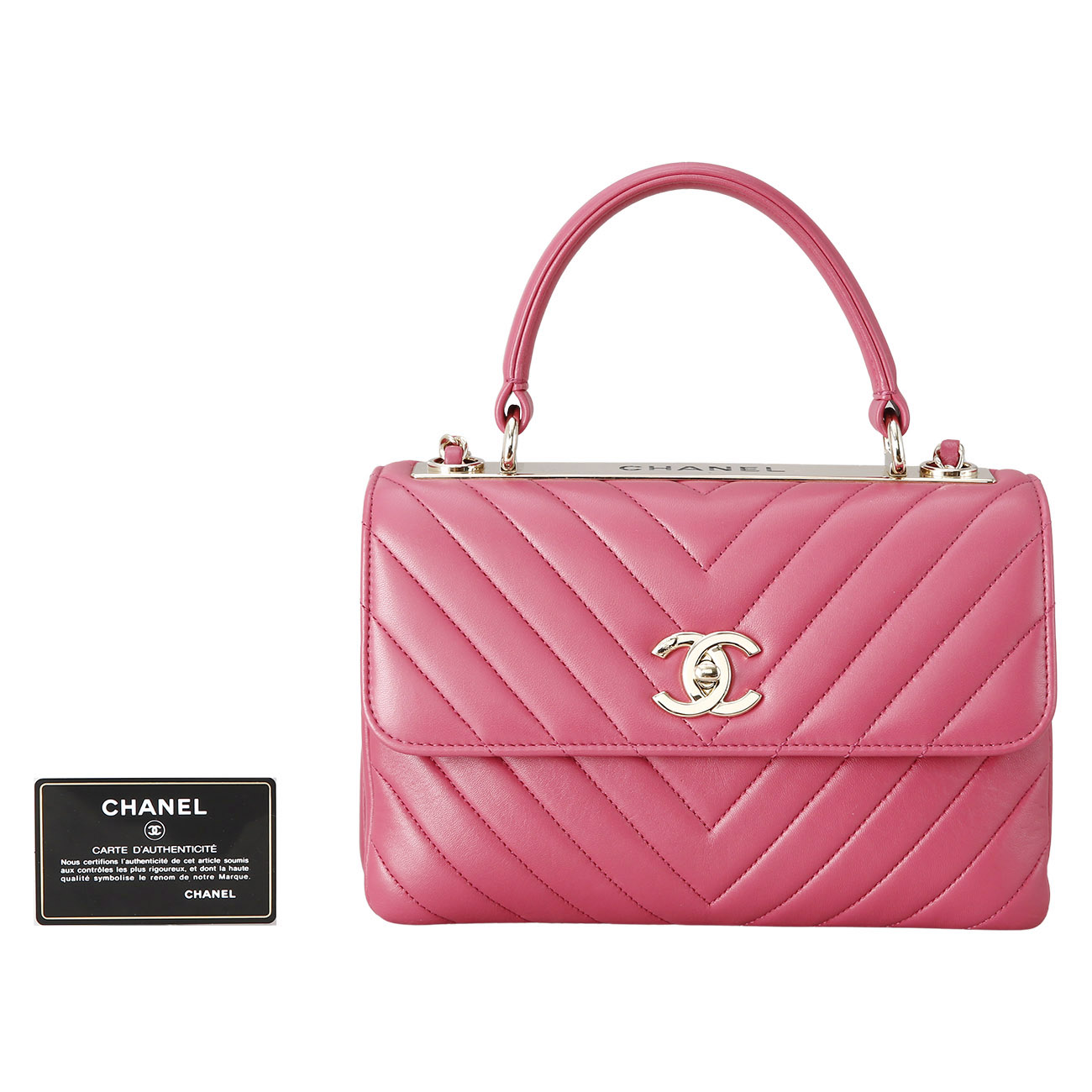 CHANEL(USED)샤넬 트렌드CC 쉐브론 스몰