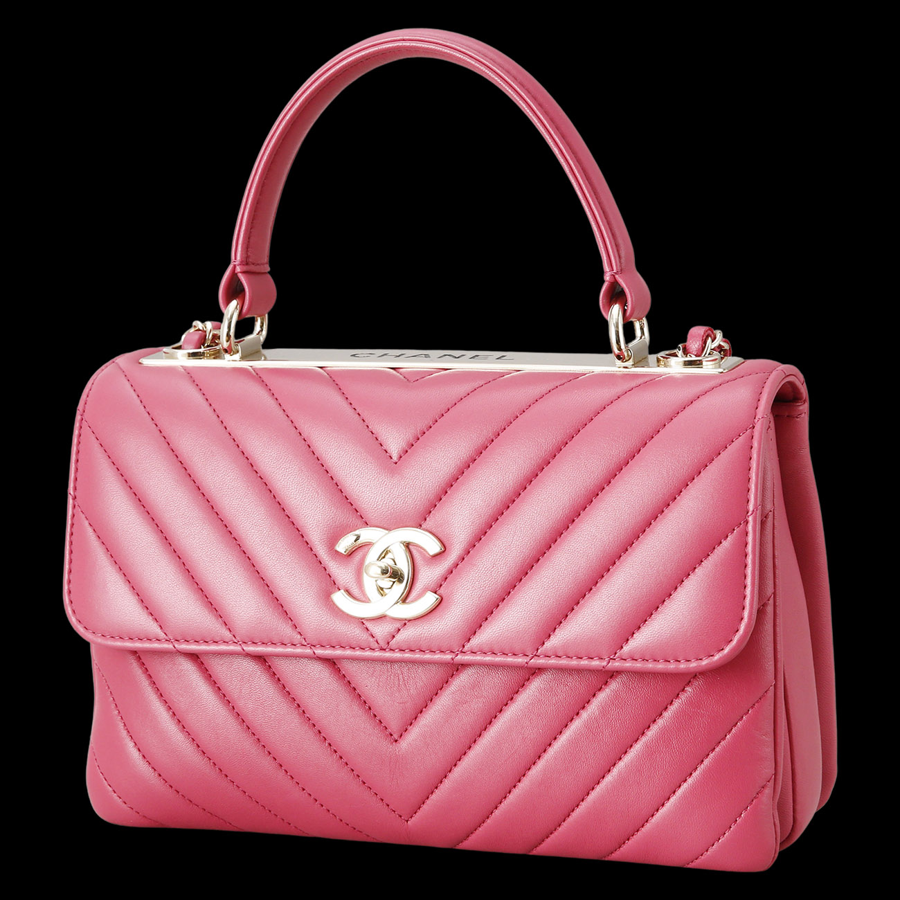 CHANEL(USED)샤넬 트렌드CC 쉐브론 스몰
