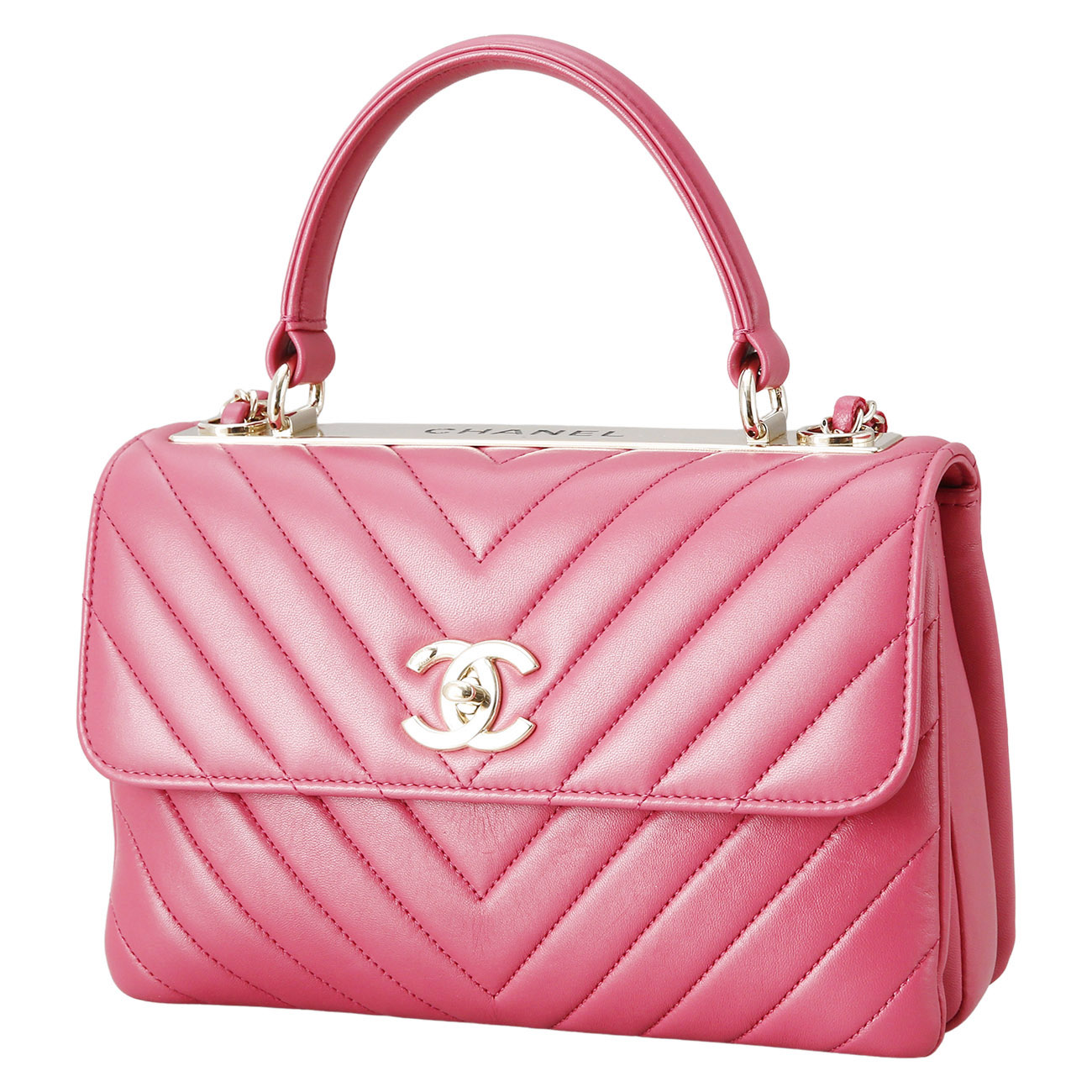 CHANEL(USED)샤넬 트렌드CC 쉐브론 스몰