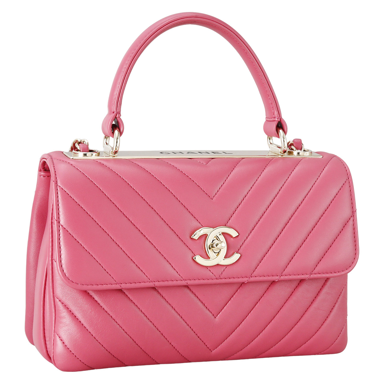 CHANEL(USED)샤넬 트렌드CC 쉐브론 스몰