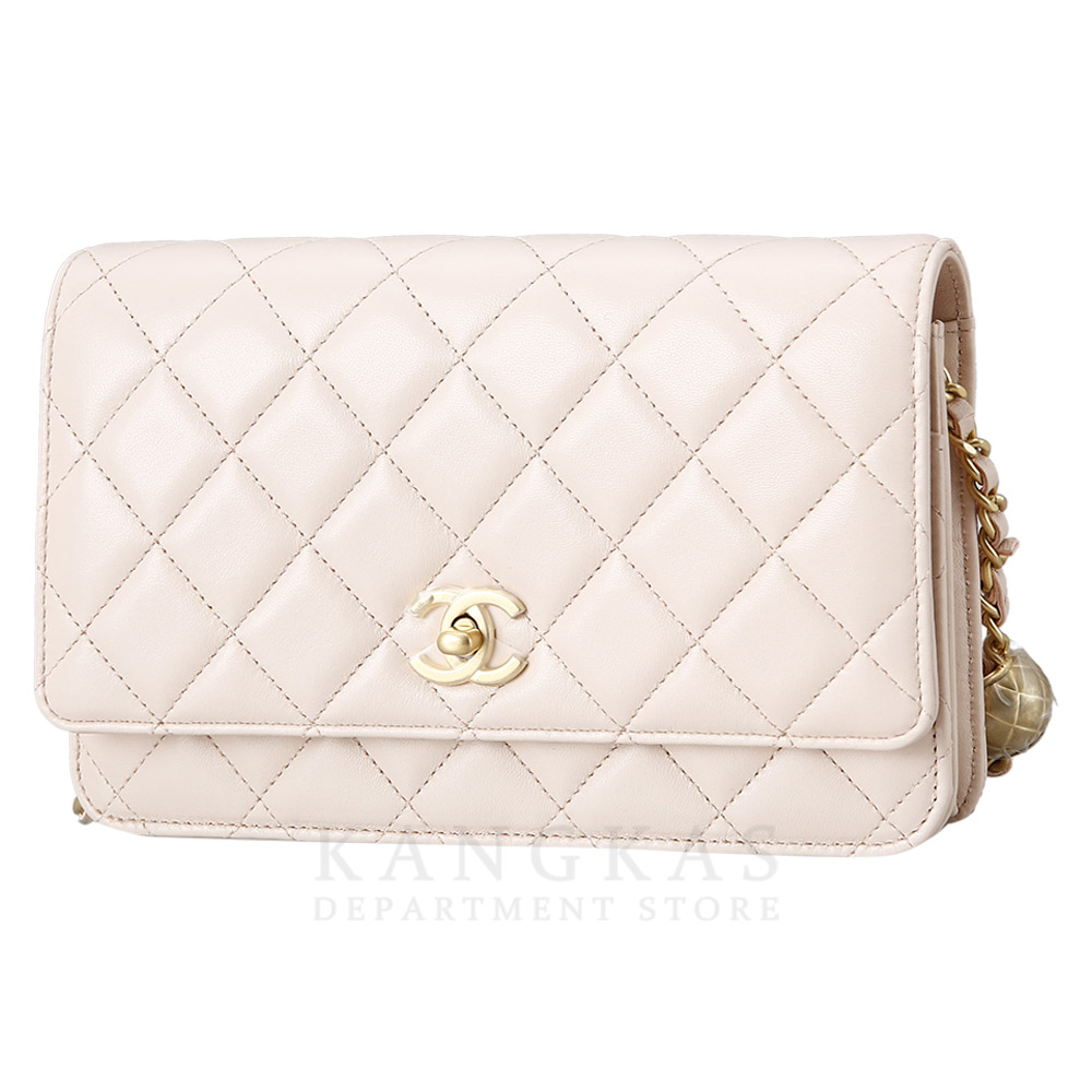CHANEL(USED)샤넬 클래식 램스킨 골든볼 WOC