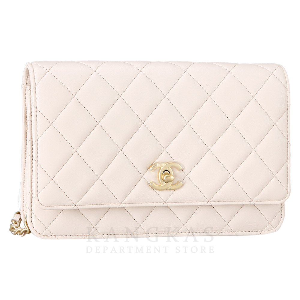 CHANEL(USED)샤넬 클래식 램스킨 골든볼 WOC
