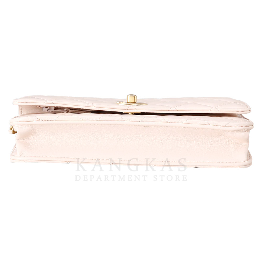 CHANEL(USED)샤넬 클래식 램스킨 골든볼 WOC