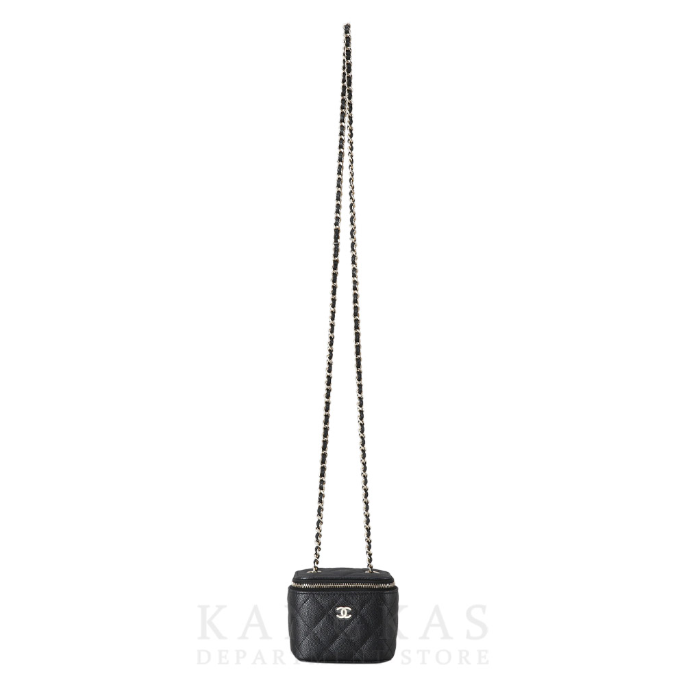 CHANEL(USED)샤넬 캐비어 베니티 미니 체인 백