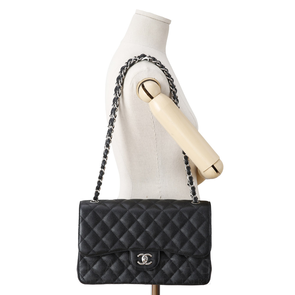 CHANEL(USED)샤넬 캐비어 클래식 라지 플랩백