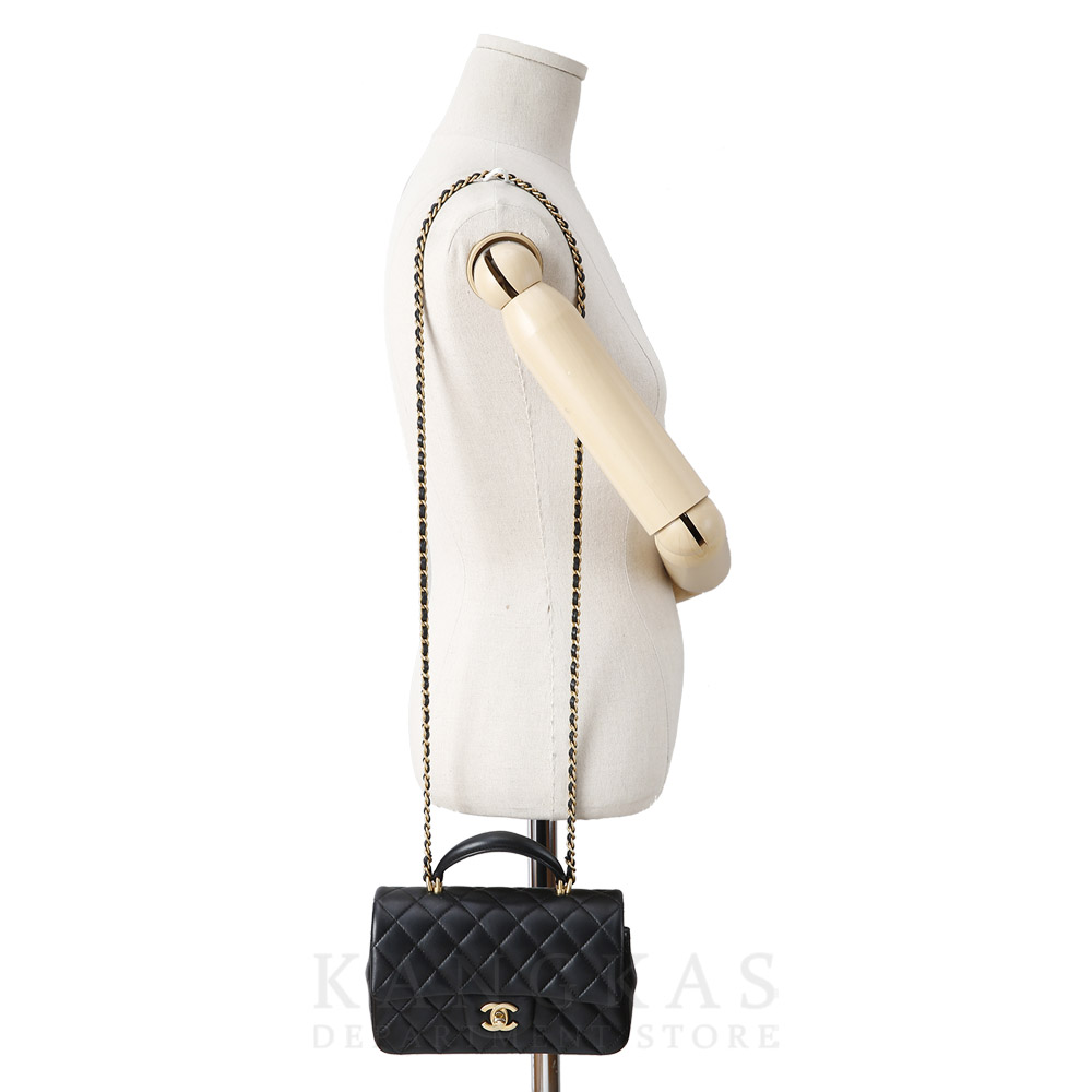 CHANEL(USED)샤넬 뉴미니 탑핸들 크로스백