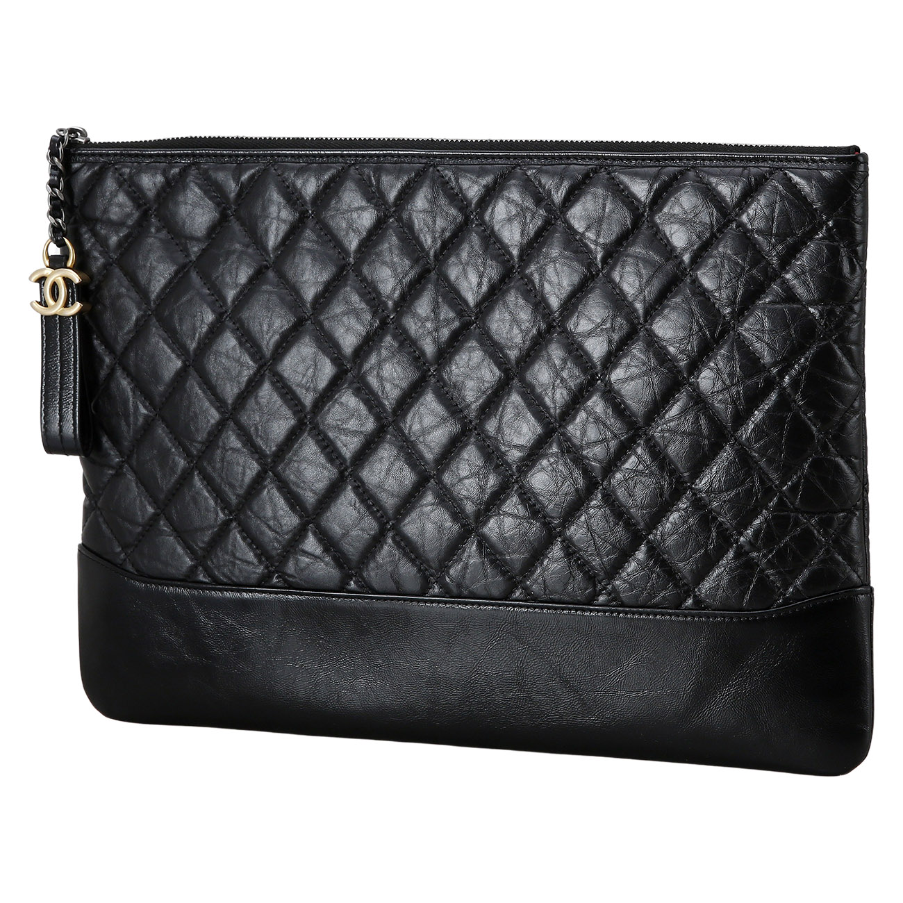 CHANEL(USED)샤넬 가브리엘 카프스킨 클러치 라지