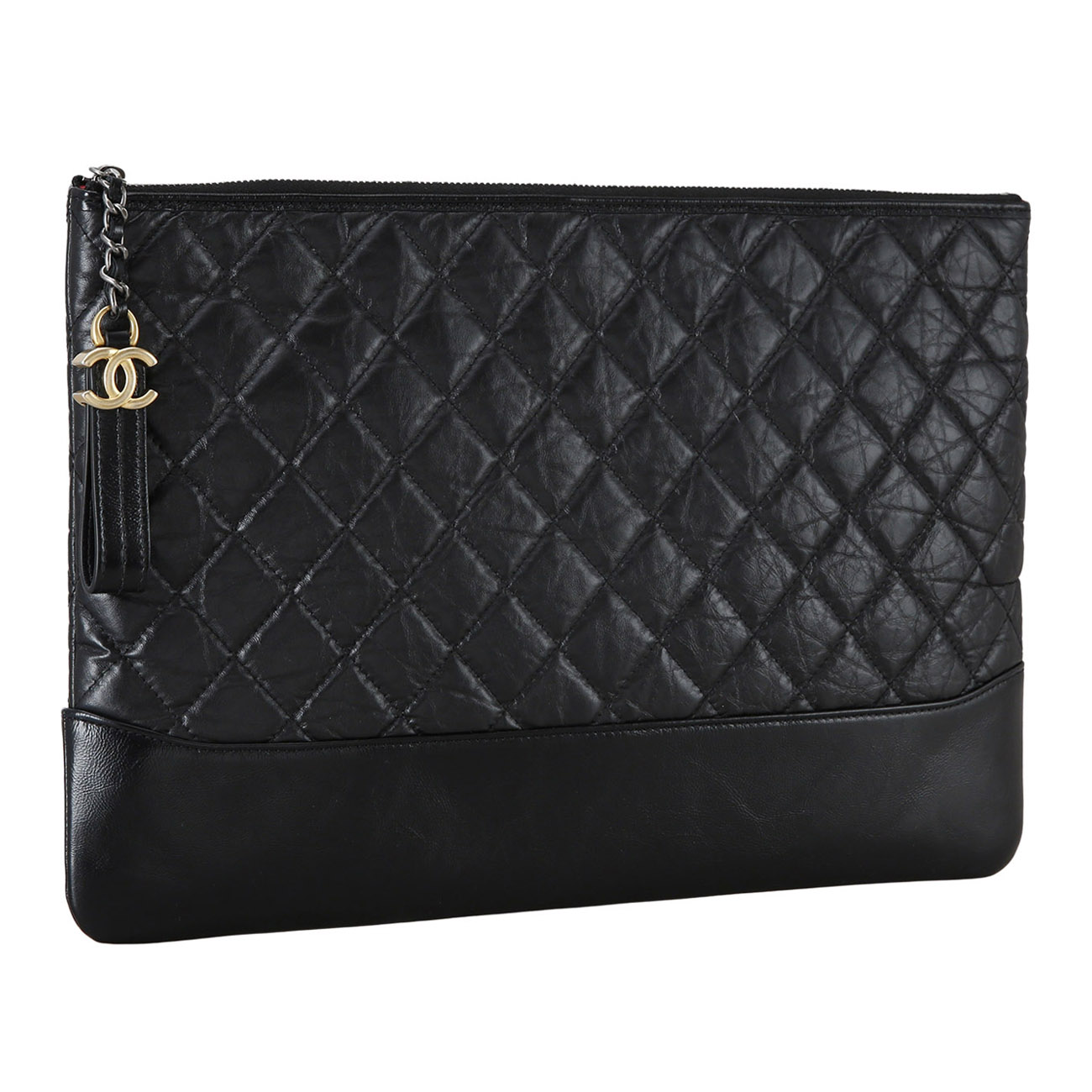 CHANEL(USED)샤넬 가브리엘 카프스킨 클러치 라지