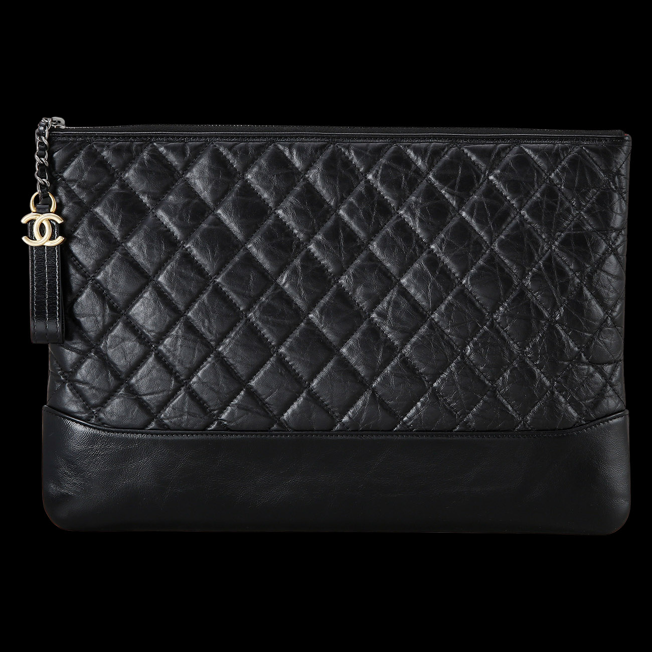 CHANEL(USED)샤넬 가브리엘 카프스킨 클러치 라지