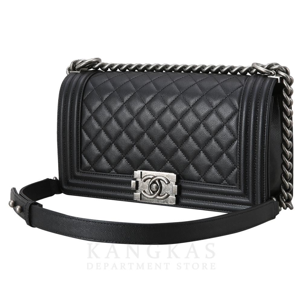 CHANEL(USED)샤넬 캐비어 보이샤넬 미듐 @@@@@