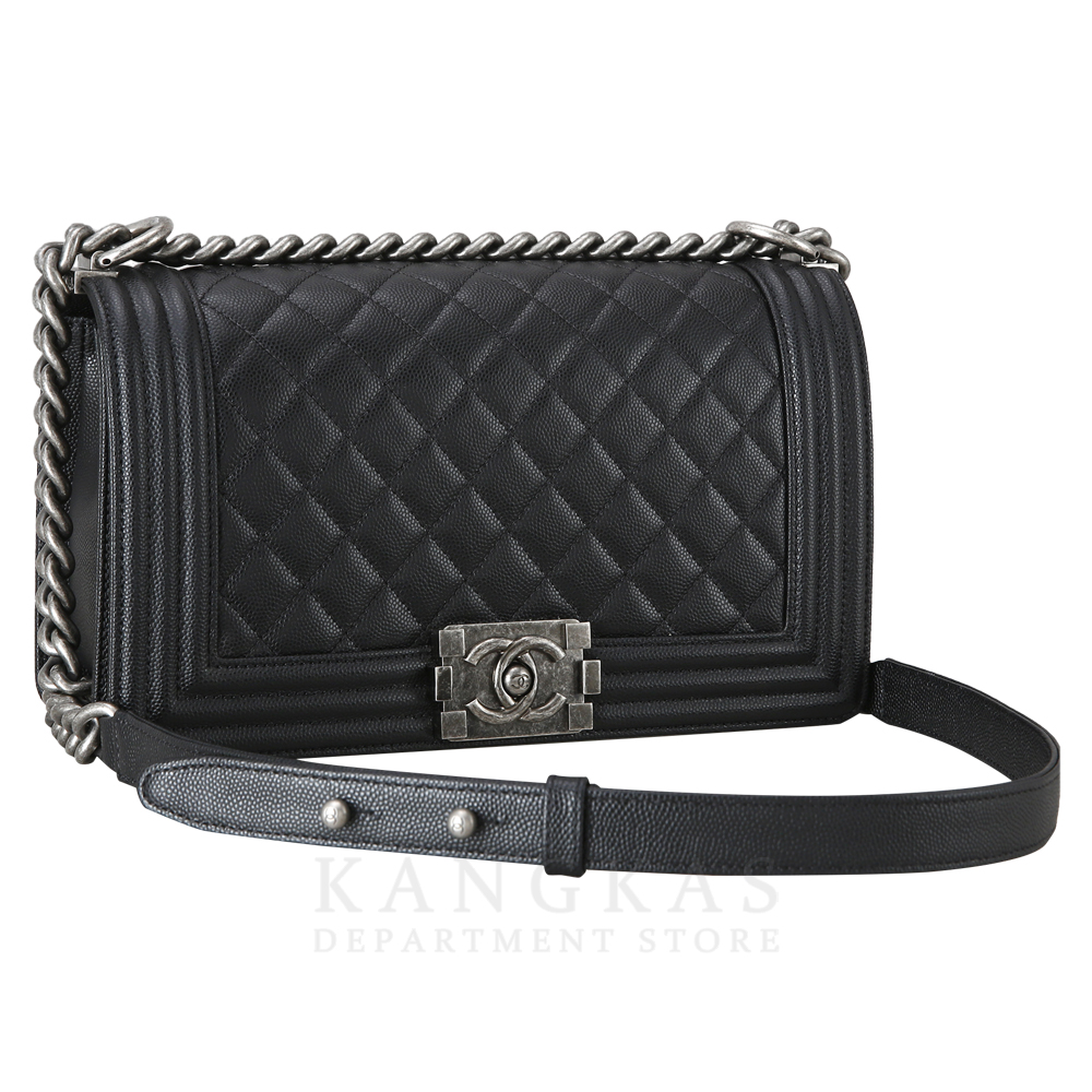 CHANEL(USED)샤넬 캐비어 보이샤넬 미듐 @@@@@