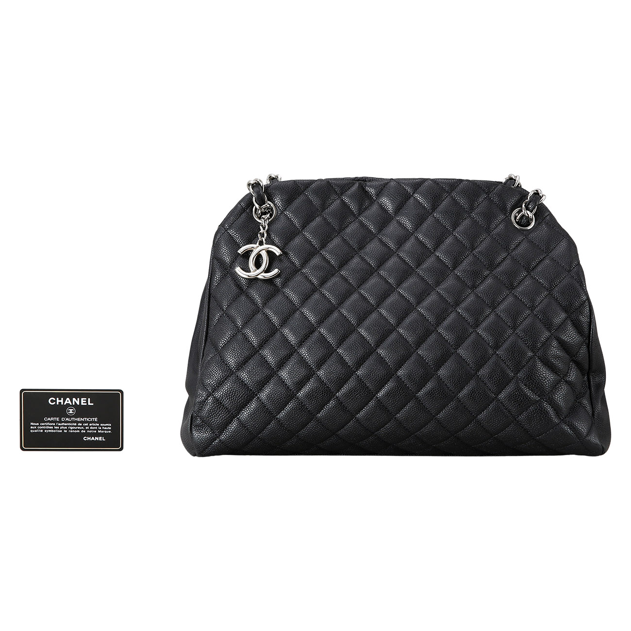 CHANEL(USED)샤넬 캐비어 마드모아젤 볼링백