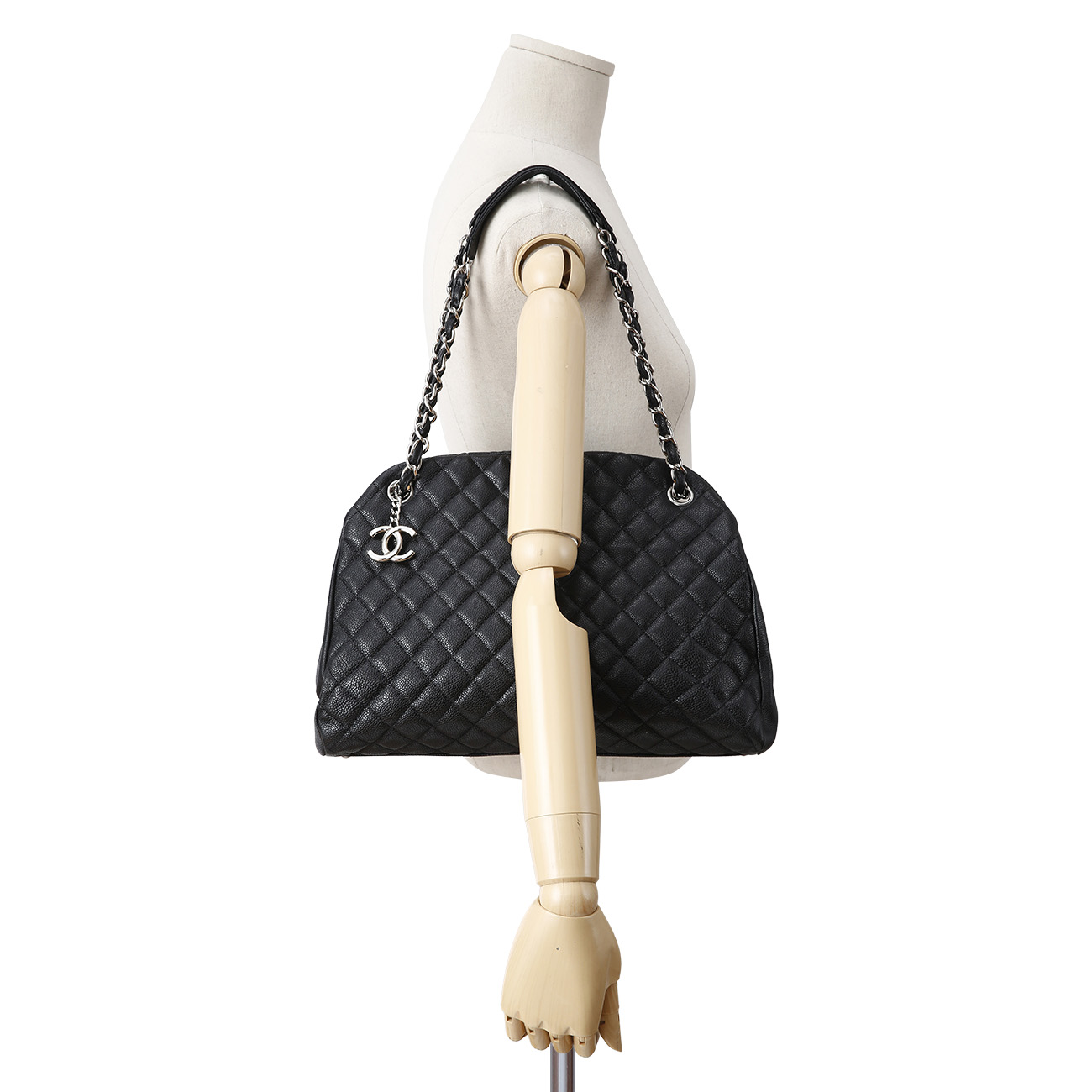 CHANEL(USED)샤넬 캐비어 마드모아젤 볼링백