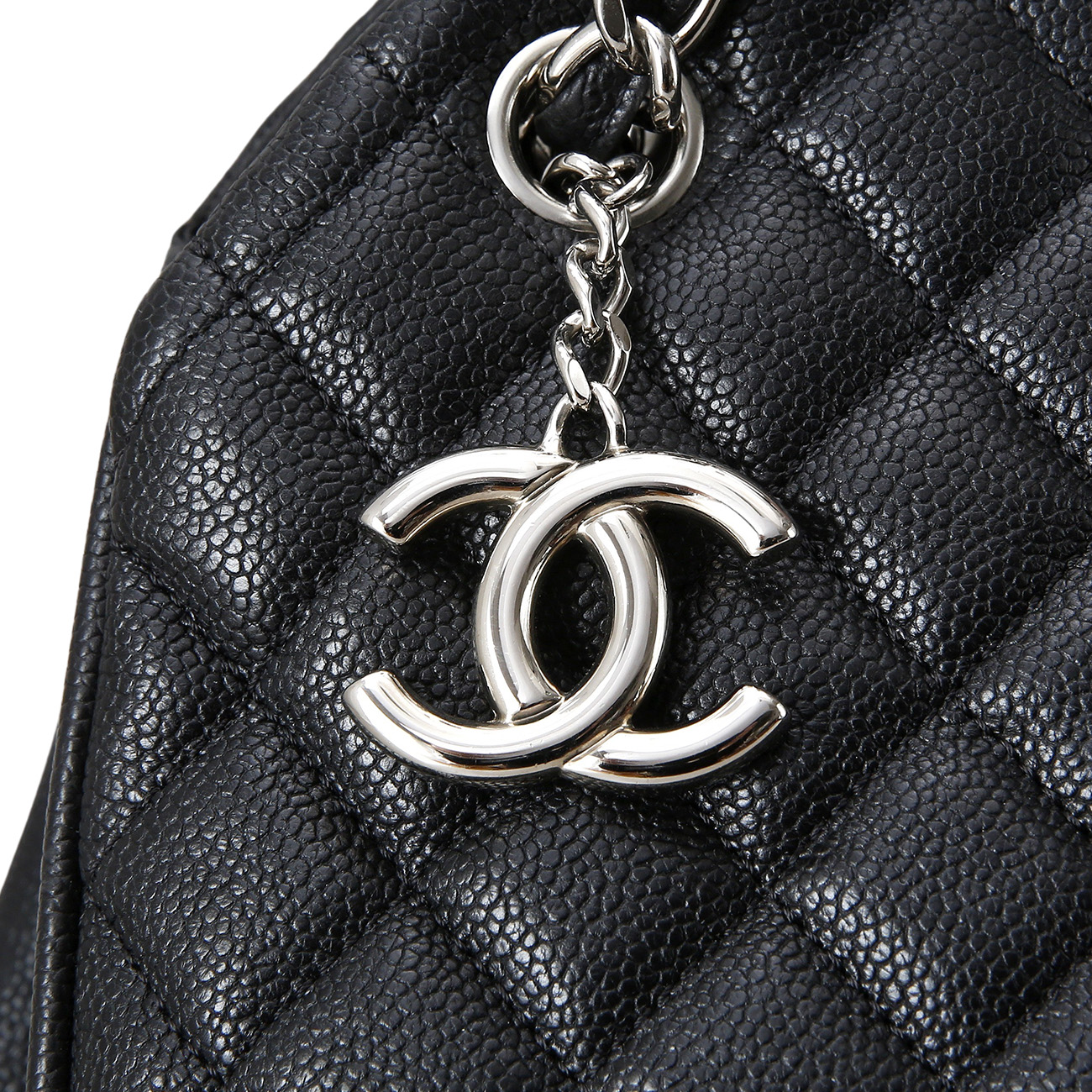CHANEL(USED)샤넬 캐비어 마드모아젤 볼링백