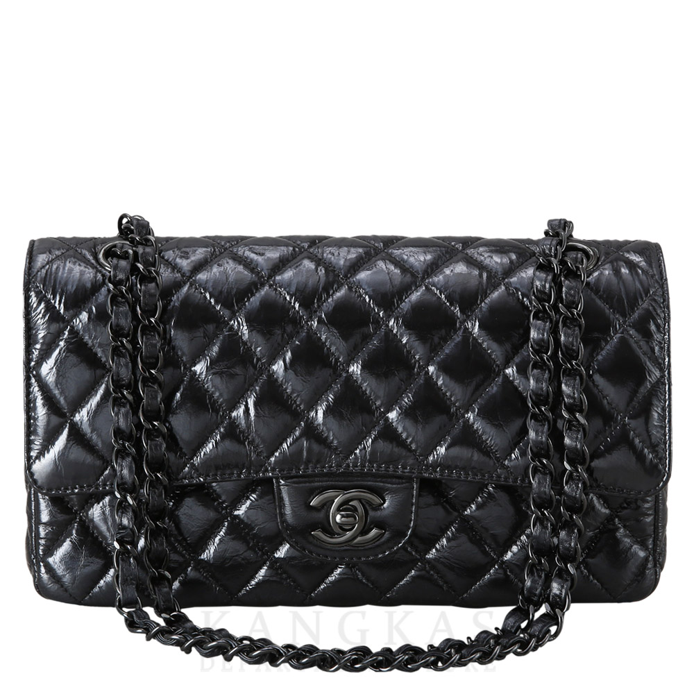 CHANEL(USED)샤넬 레더 클래식 미듐 플랩백
