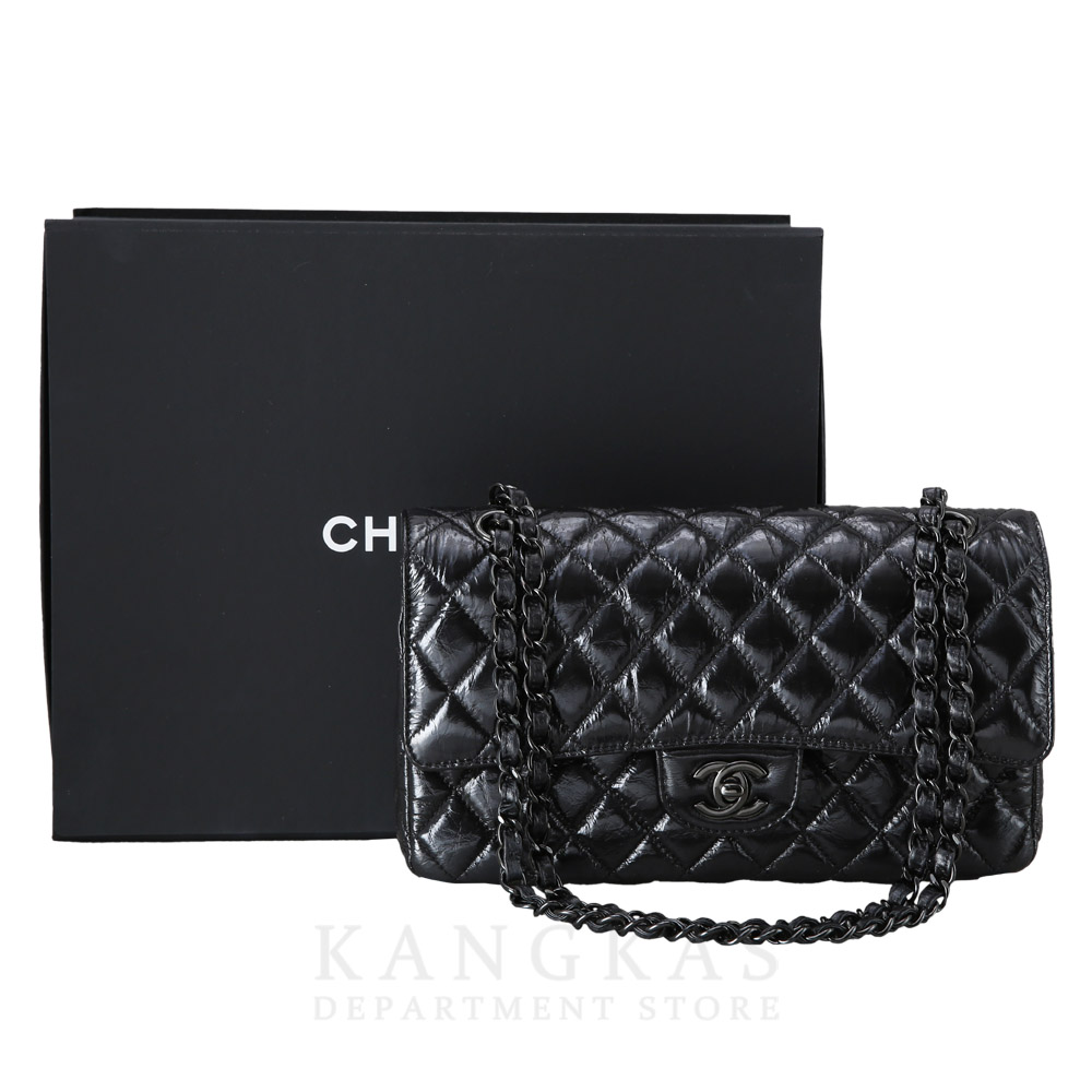 CHANEL(USED)샤넬 레더 클래식 미듐 플랩백
