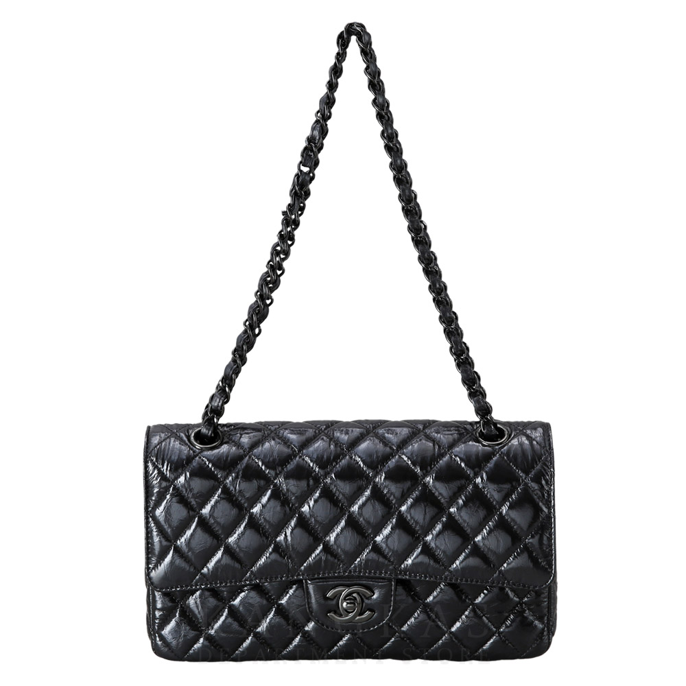 CHANEL(USED)샤넬 레더 클래식 미듐 플랩백