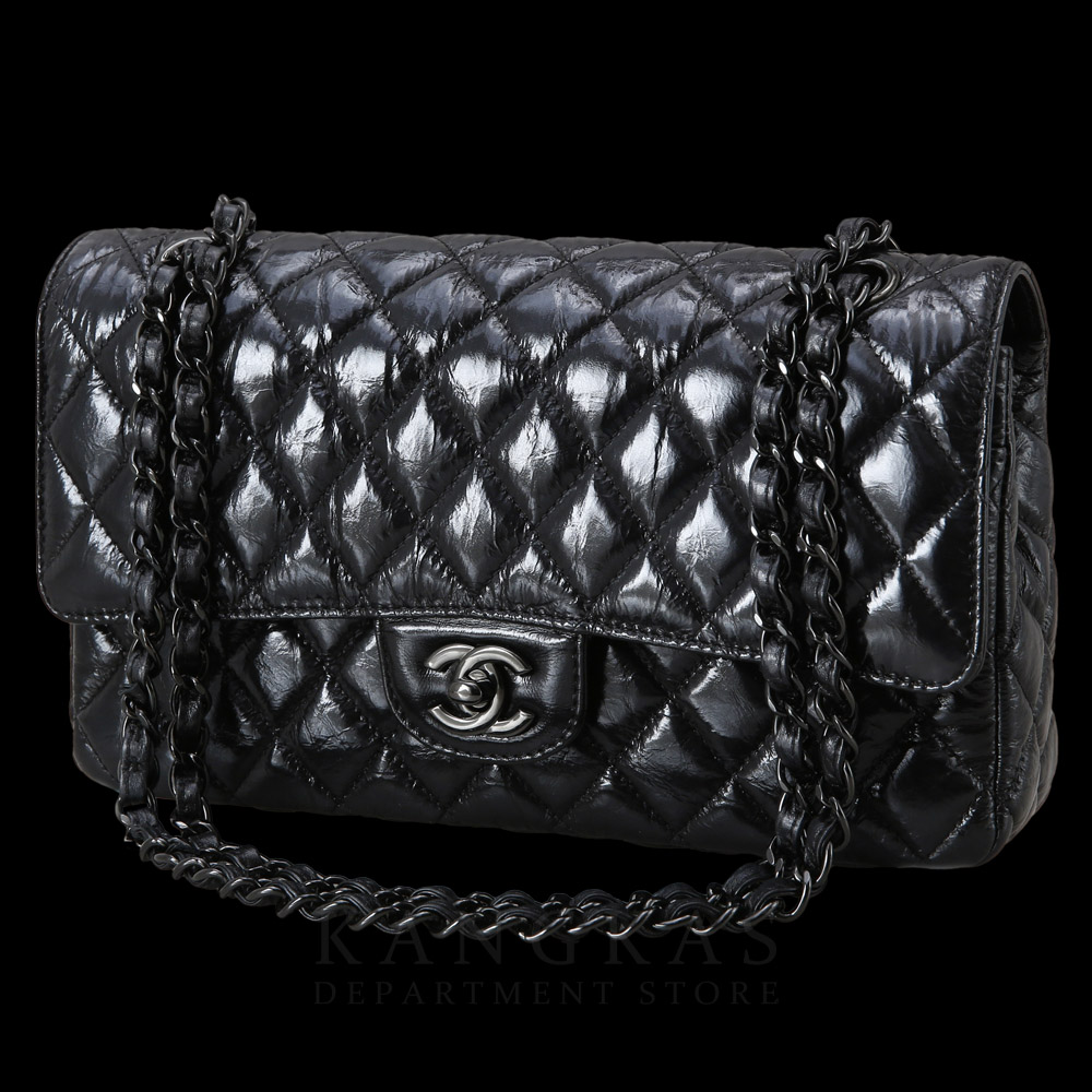 CHANEL(USED)샤넬 레더 클래식 미듐 플랩백