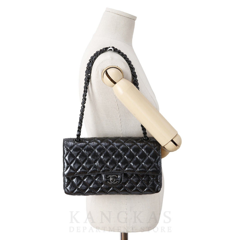 CHANEL(USED)샤넬 레더 클래식 미듐 플랩백