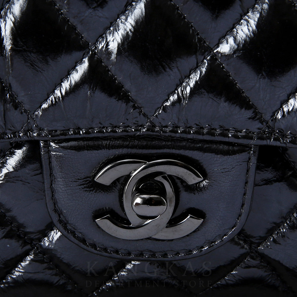 CHANEL(USED)샤넬 레더 클래식 미듐 플랩백