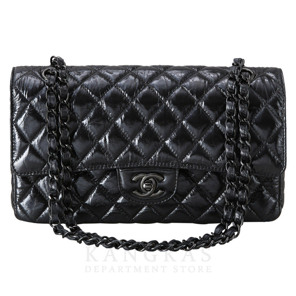 CHANEL(USED)샤넬 레더 클래식 미듐 플랩백