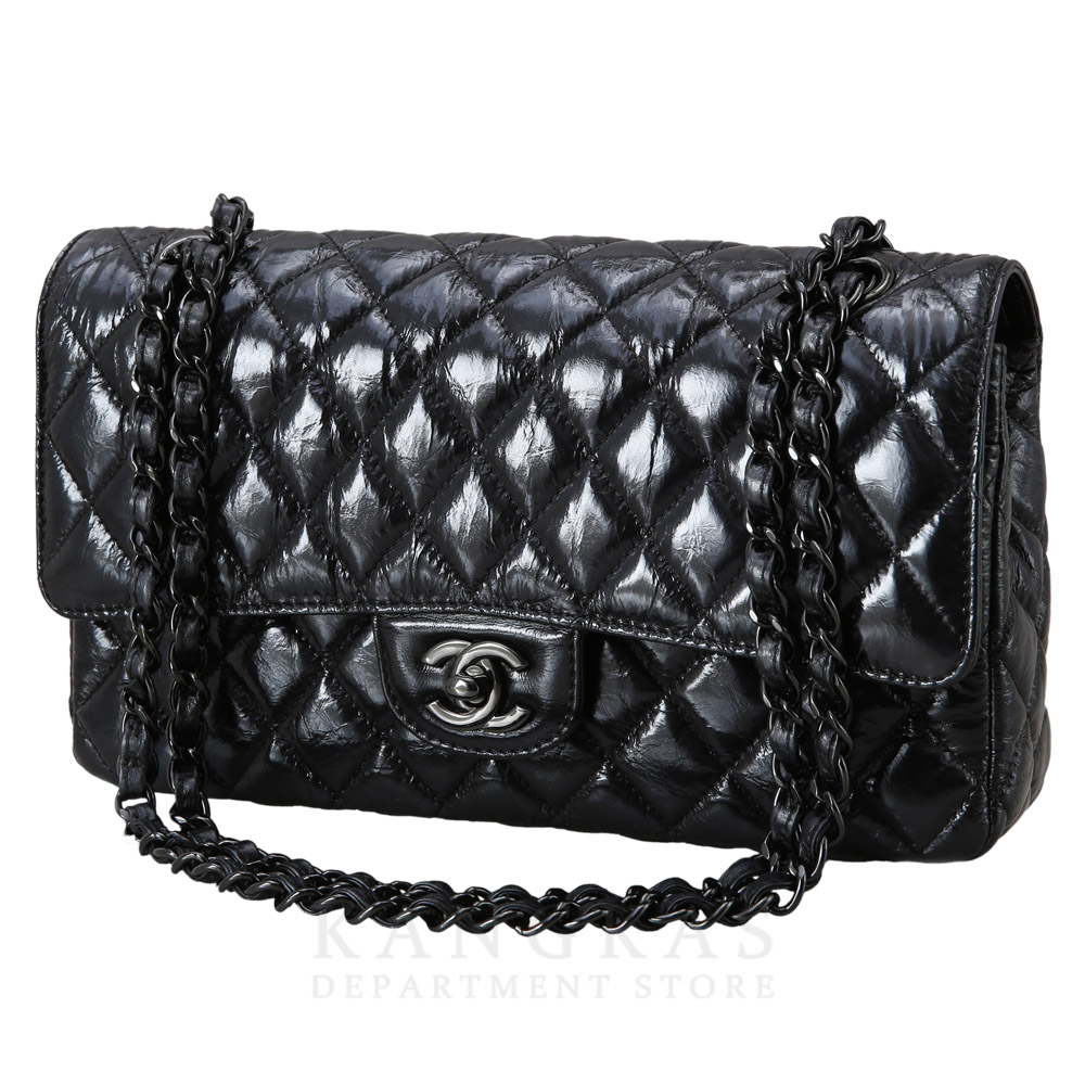 CHANEL(USED)샤넬 레더 클래식 미듐 플랩백