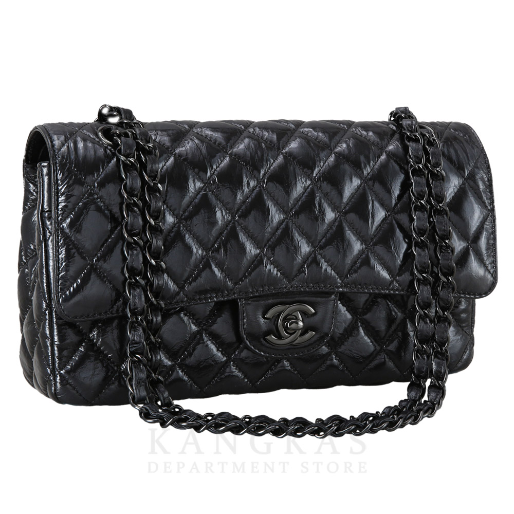 CHANEL(USED)샤넬 레더 클래식 미듐 플랩백
