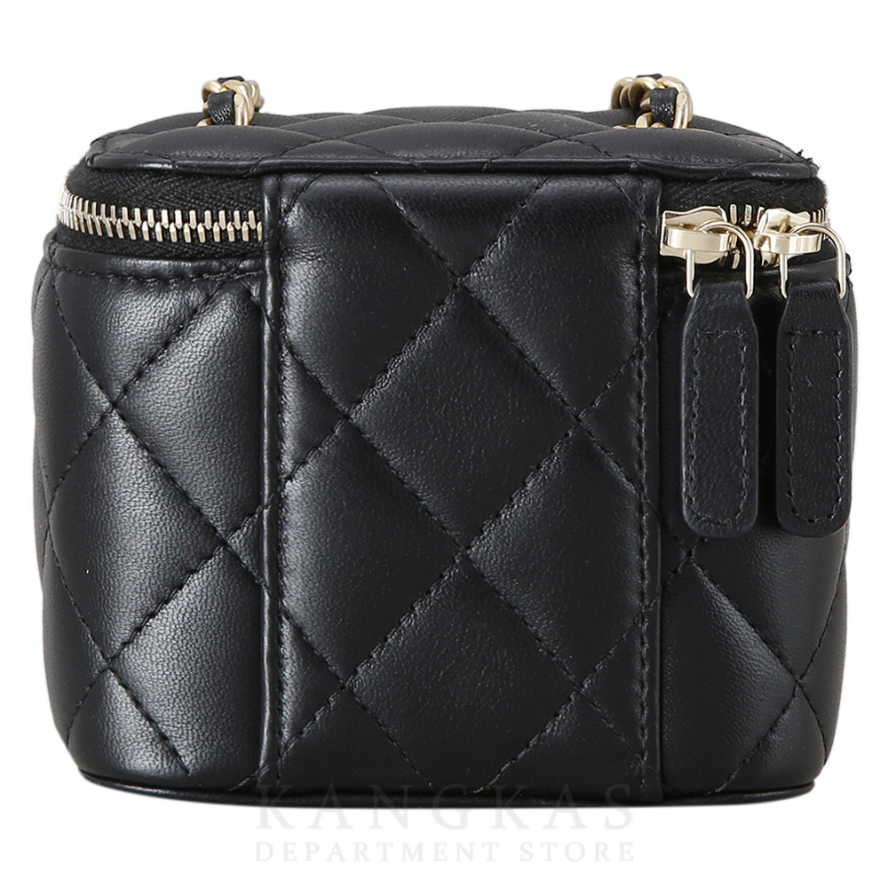 CHANEL(USED)샤넬 램스킨 베니티 골든볼 체인 백