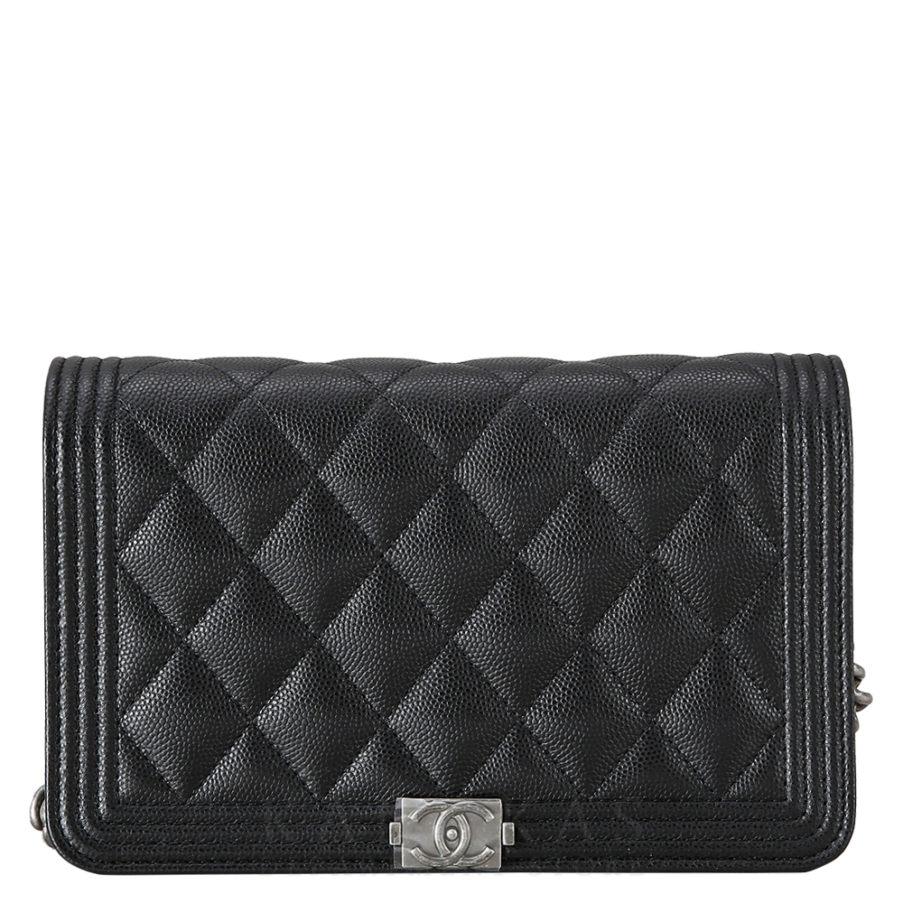 CHANEL(USED)샤넬 보이샤넬 캐비어 WOC