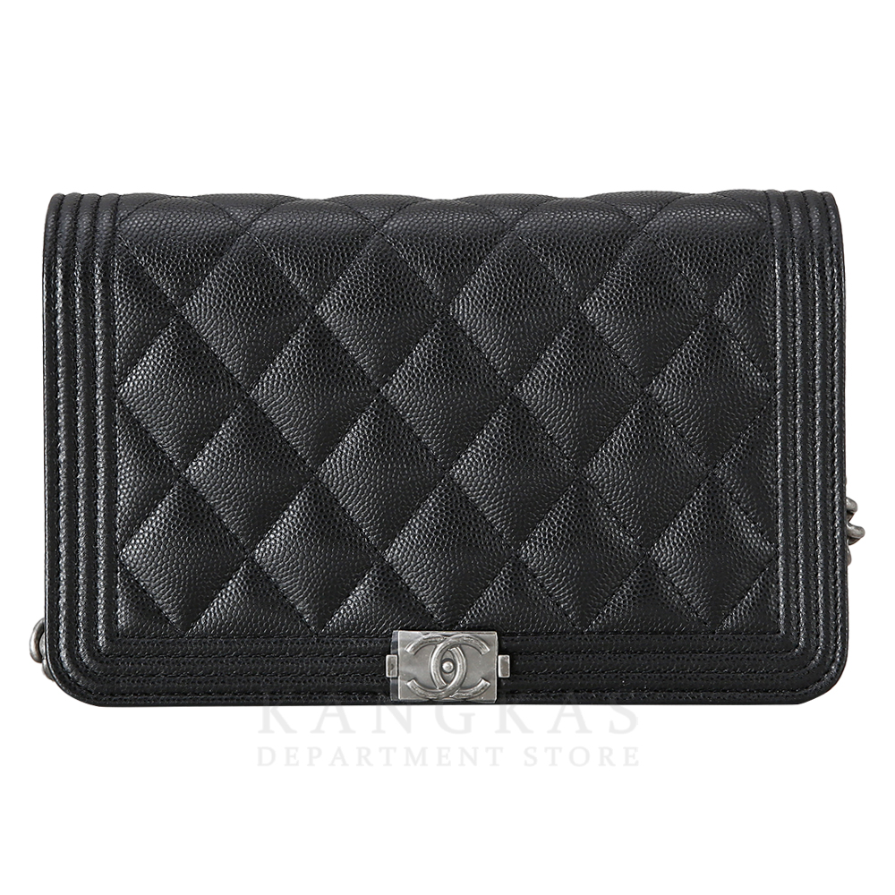 CHANEL(USED)샤넬 보이샤넬 캐비어 WOC