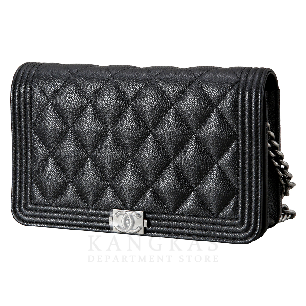 CHANEL(USED)샤넬 보이샤넬 캐비어 WOC