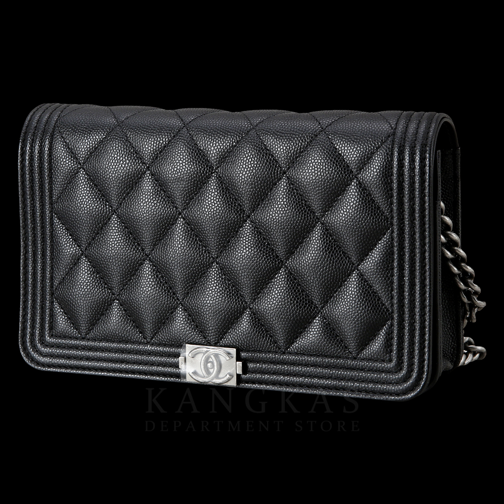CHANEL(USED)샤넬 보이샤넬 캐비어 WOC