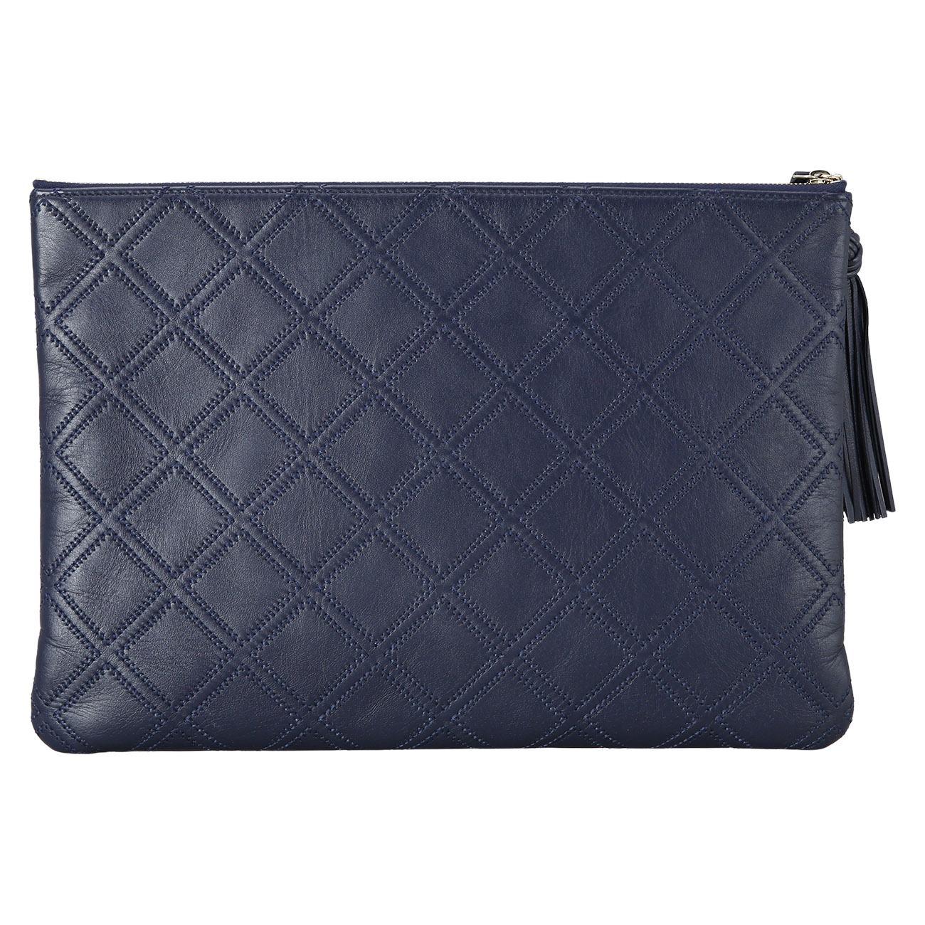 CHANEL(USED)샤넬 시즌 테슬 클러치 라지