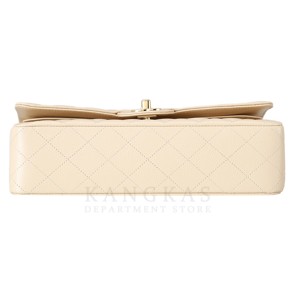 CHANEL(USED)샤넬 클래식 캐비어 미듐 베이지