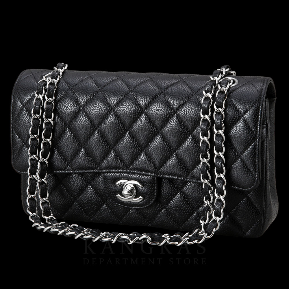 CHANEL(USED)샤넬 클래식 캐비어 미듐