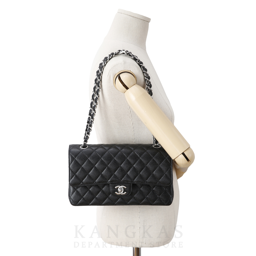 CHANEL(USED)샤넬 클래식 캐비어 미듐