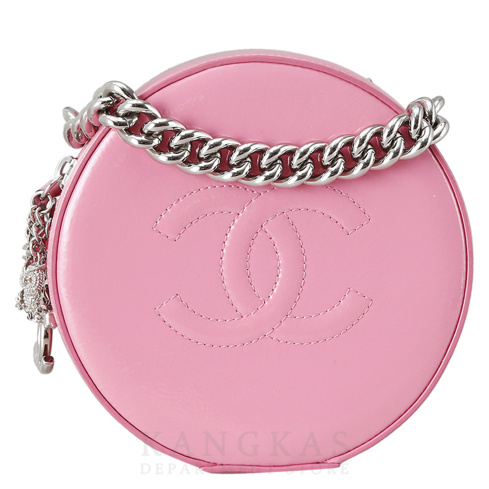 CHANEL(USED)샤넬 시즌 페이던트 동그리백
