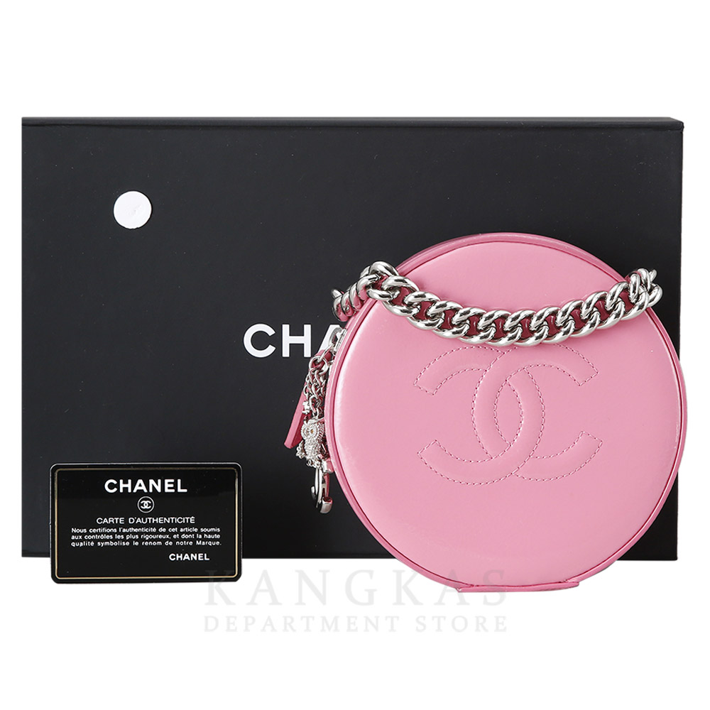 CHANEL(USED)샤넬 시즌 페이던트 동그리백