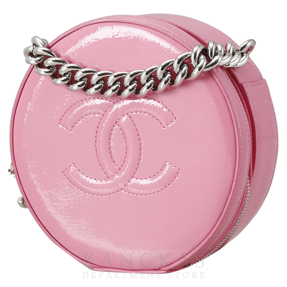 CHANEL(USED)샤넬 시즌 페이던트 동그리백