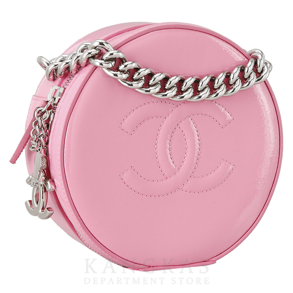 CHANEL(USED)샤넬 시즌 페이던트 동그리백