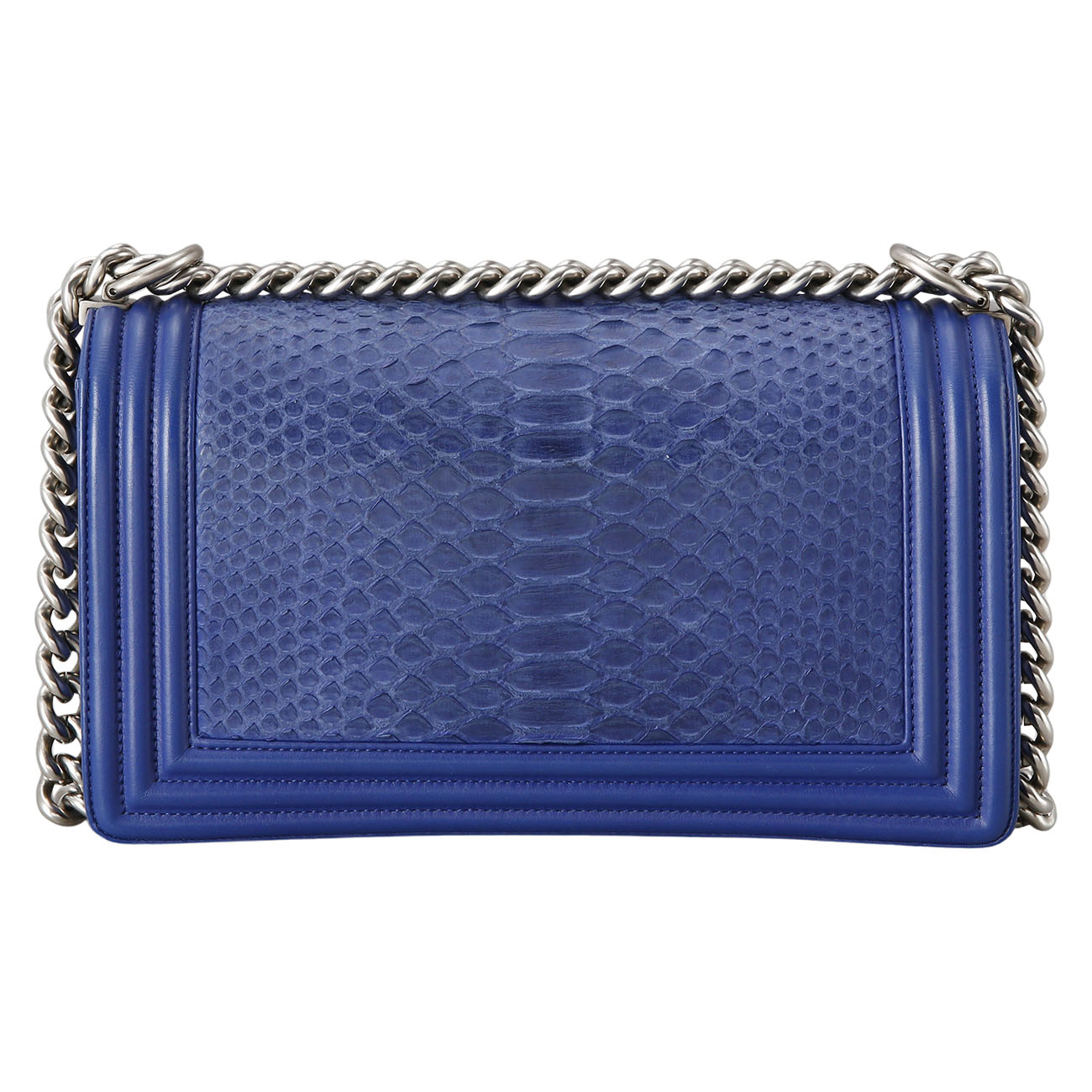 CHANEL(USED)샤넬 보이샤넬 파이톤 미듐
