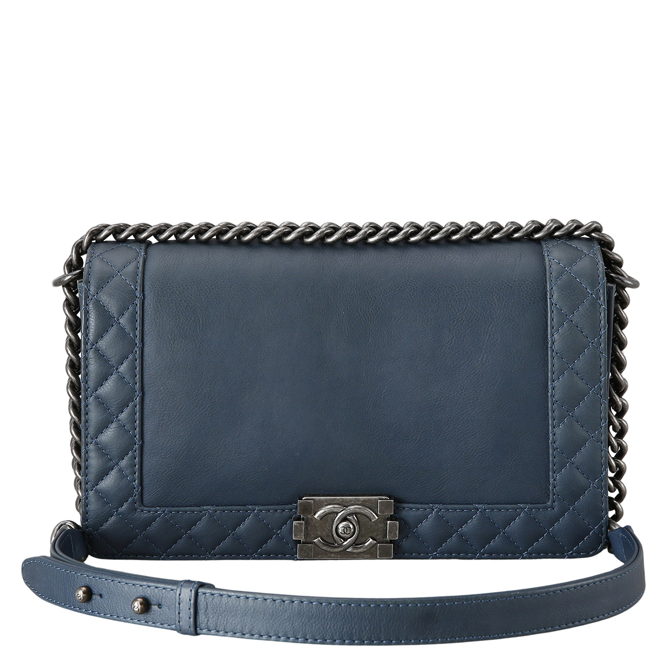 CHANEL(USED)샤넬 시즌 보이샤넬 미듐