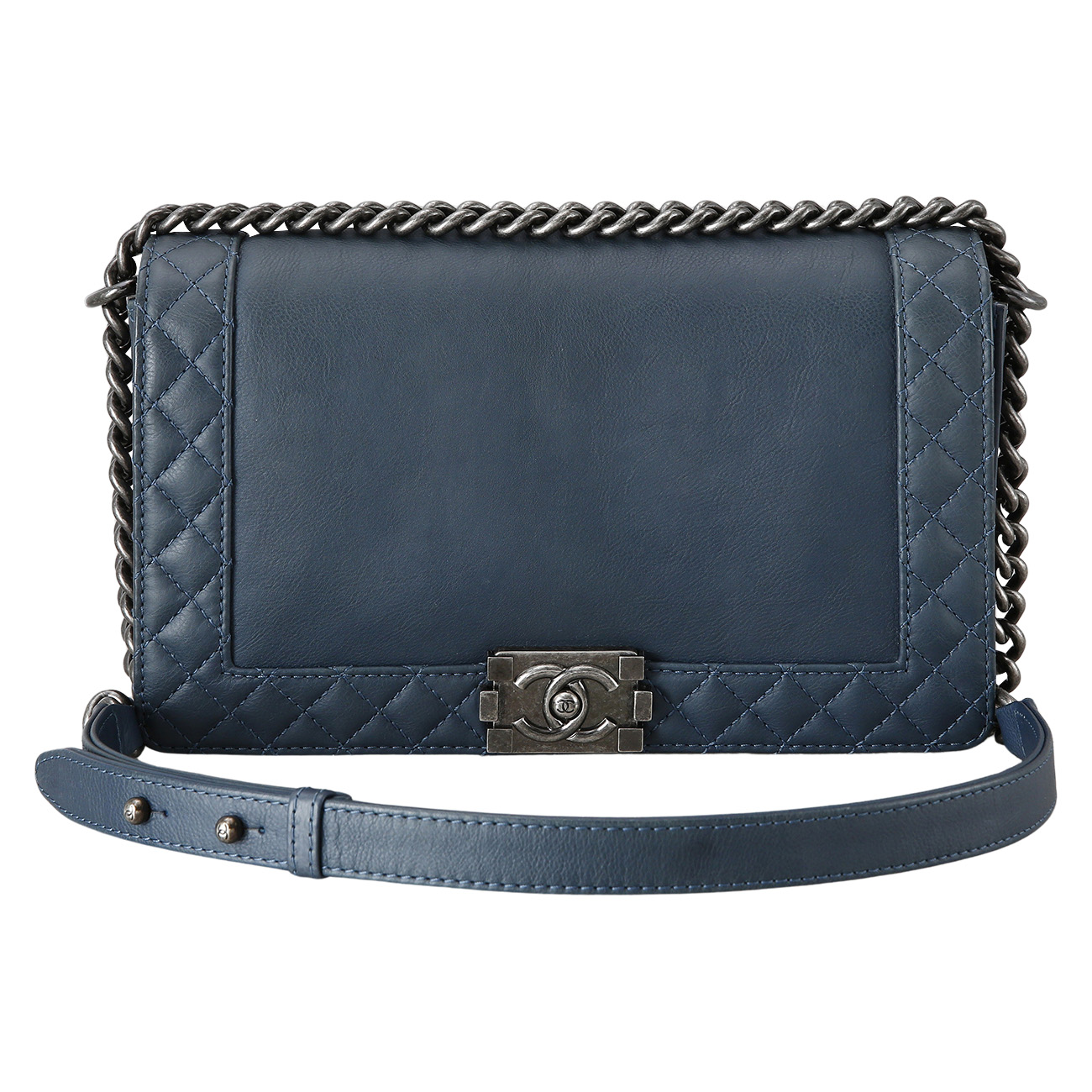 CHANEL(USED)샤넬 시즌 보이샤넬 미듐