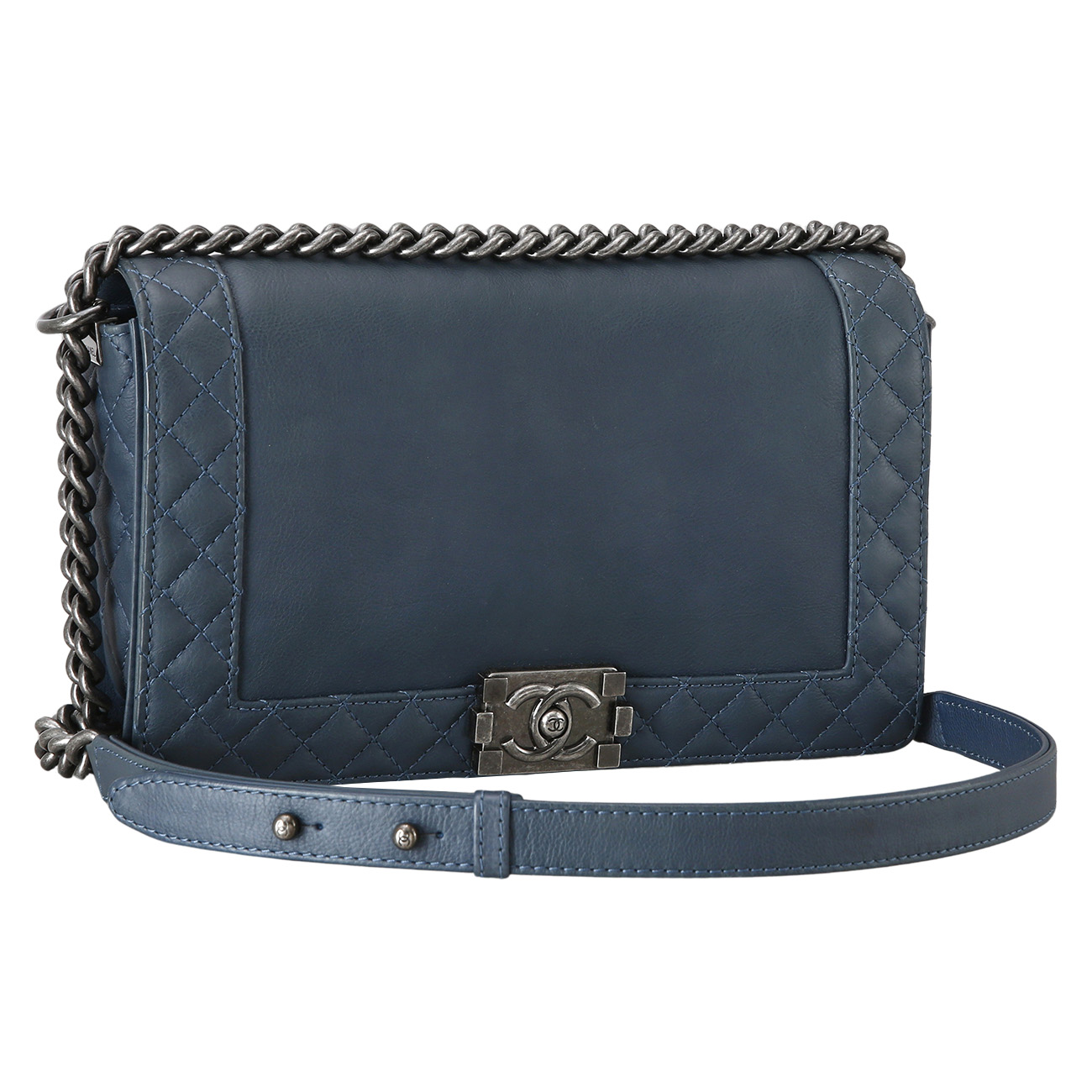 CHANEL(USED)샤넬 시즌 보이샤넬 미듐
