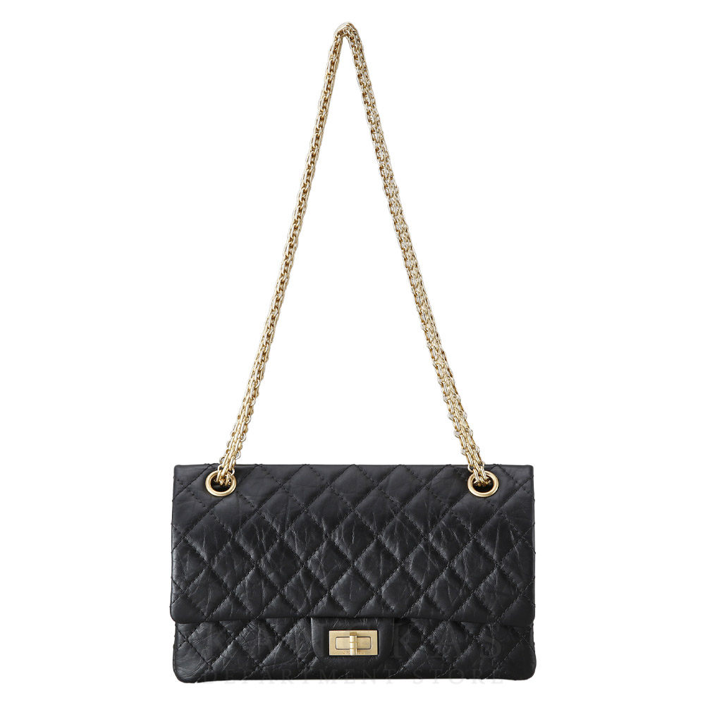 CHANEL(USED)샤넬 2.55 빈티지 클래식 미듐24 금장