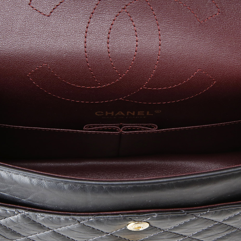 CHANEL(USED)샤넬 2.55 빈티지 클래식 미듐24 금장